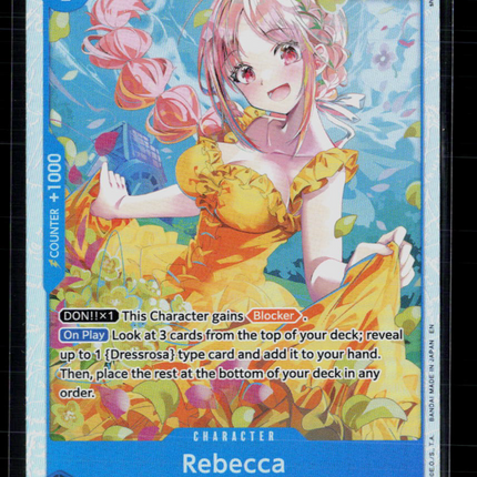 One Piece Rebecca (OP15-053) Adventure on Kami's Island SR • OP15-053 Foil