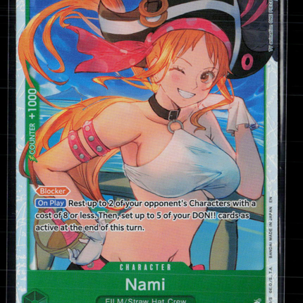 One Piece Nami The Azure Sea's Seven SR • OP14-031 Foil