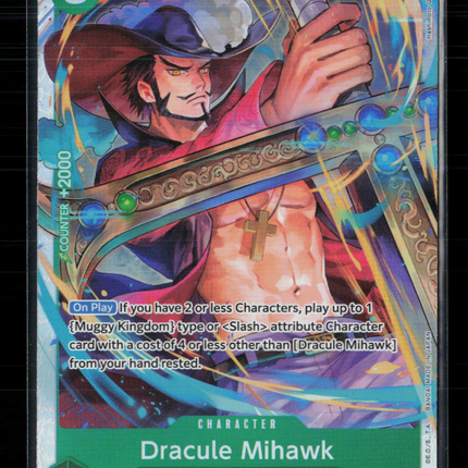 One Piece Dracule Mihawk Starter Deck 12: Zoro and Sanji SR • ST12-003 Foil