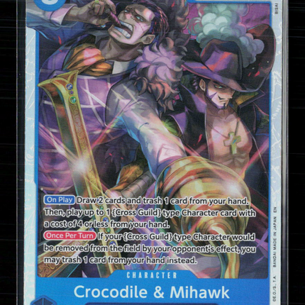 One Piece Crocodile & Mihawk Starter Deck 25: BLUE Buggy SR • ST25-003 Foil