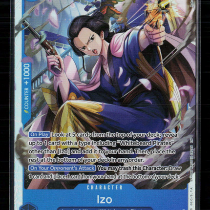 One Piece Izo Starter Deck 22: Ace & Newgate SR • ST22-002 Foil