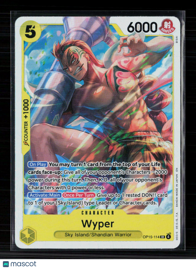 One Piece Wyper Adventure on Kami's Island SR • OP15-114 Foil