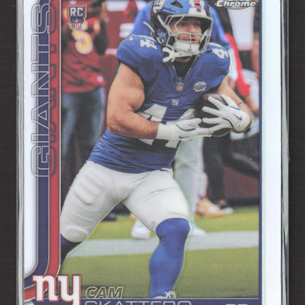 2025 Topps Chrome Cam Skattebo #331 Refractor RC