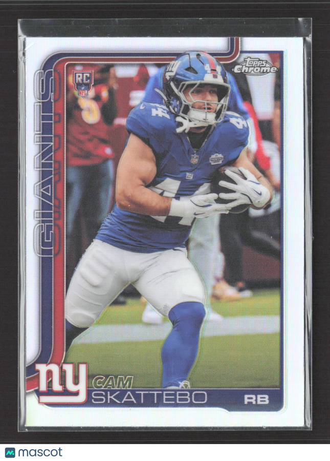 2025 Topps Chrome Cam Skattebo #331 Refractor RC