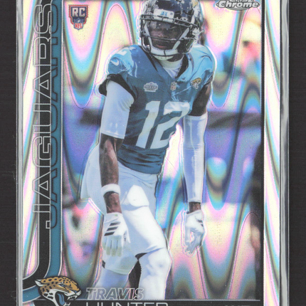 2025 Topps Chrome Travis Hunter #332 RayWave RC