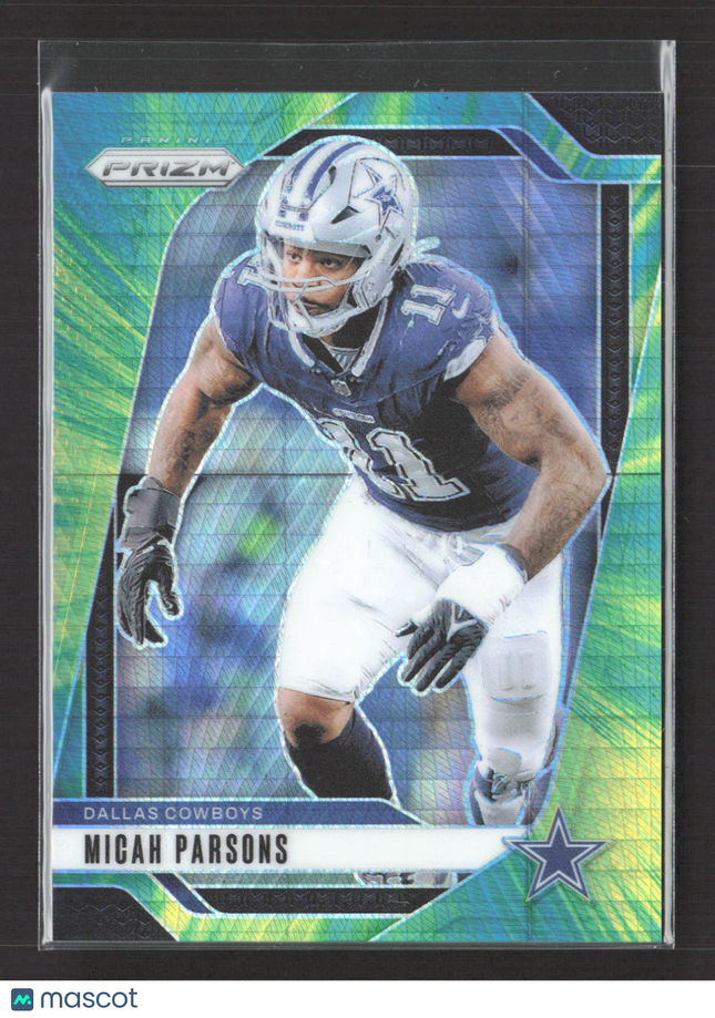 2024 Panini Prizm Micah Parsons #77 Green Hyper 028/180