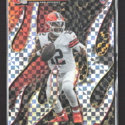 2025 Topps Finest Torchers Shedeur Sanders #T-2 Checkered RC
