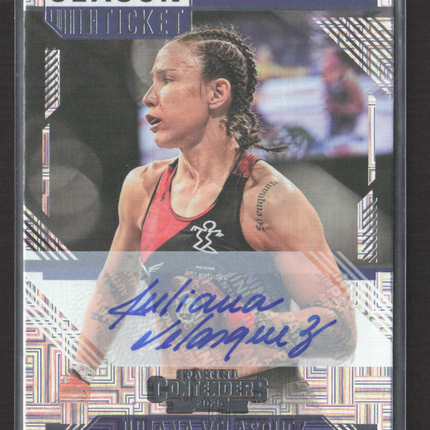 2025 Panini Contenders PFL Season Ticket Juliana Velasquez #24 Auto