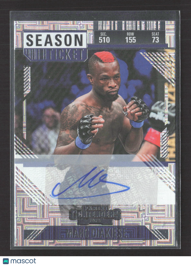 2025 Panini Contenders PFL Season Ticket Marc Diakiese #38 Auto