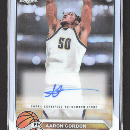 2024 Topps Chrome Aaron Gordon #CG-AG Refractor Auto