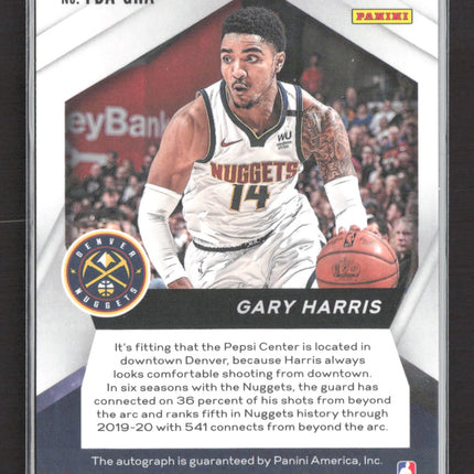 2021 Panini Prizm Fast Break Gary Harris #FBA-GHA Disco Auto
