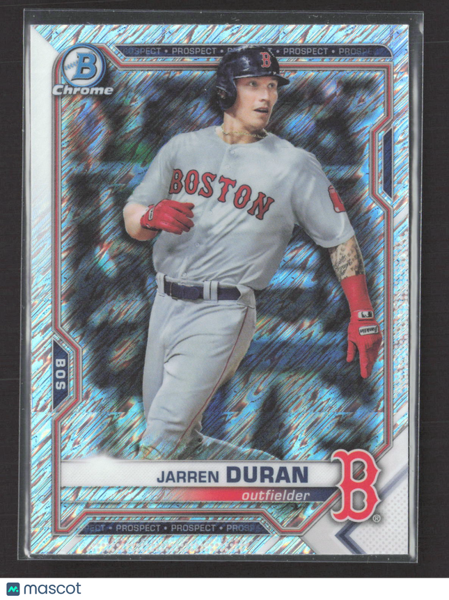 2021 Topps Bowman Chrome Jarren Duran #BCP-170 Shimmer