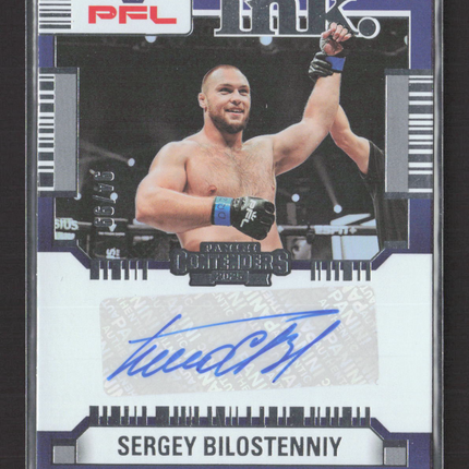 2025 Panini Contenders PFL Ink Sergey Bilostenniy #PF-SBL Auto /99