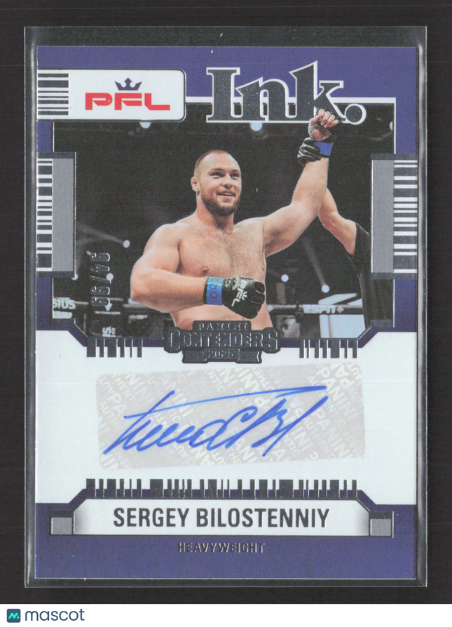 2025 Panini Contenders PFL Ink Sergey Bilostenniy #PF-SBL Auto /99