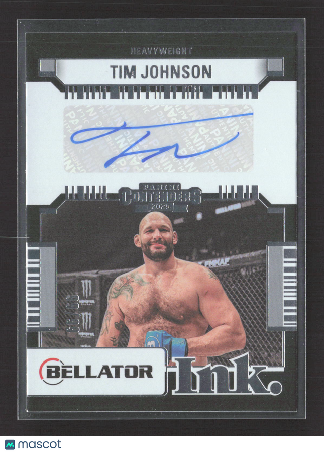 2025 Panini Contenders PFL Tim Johnson #BT-TJN Auto /99