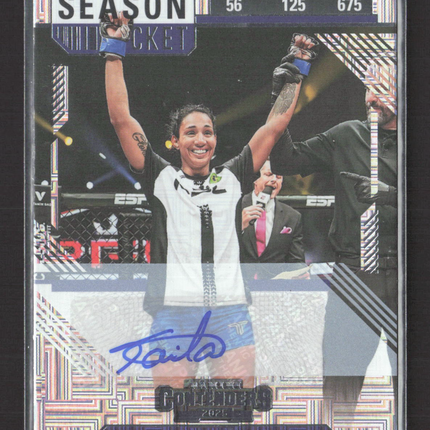 2025 Panini Contenders PFL Taila Santos #31 Auto