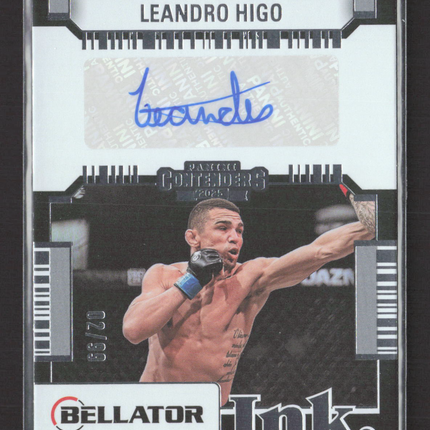 2025 Panini Contenders PFL Leandro Higo #BT-LHG 02/99 Auto