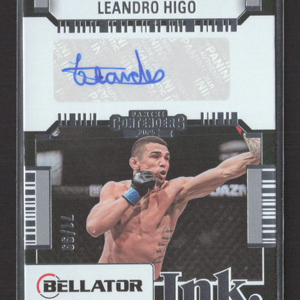 2025 Panini Contenders PFL Leandro Higo #BT-LHG Auto /99