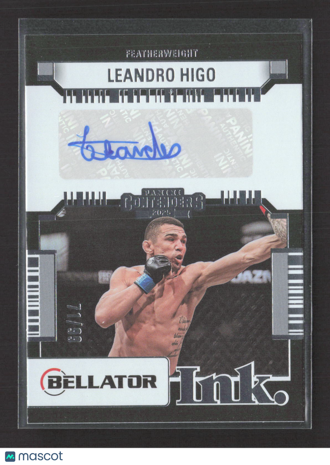 2025 Panini Contenders PFL Leandro Higo #BT-LHG Auto /99