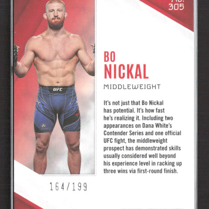 2023 Panini Chronicles Phoenix Bo Nickal #305 Red 164/199