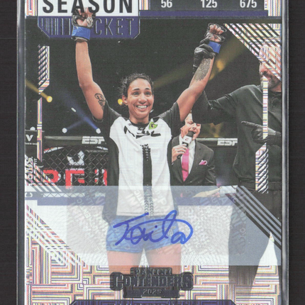 2025 Panini Contenders PFL Taila Santos #31 Season Ticket Auto