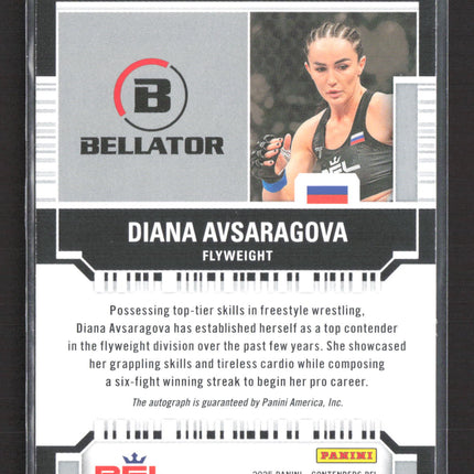 2025 Panini Contenders PFL Diana Avsaragova #BT-DAV 66/99 Ink Auto