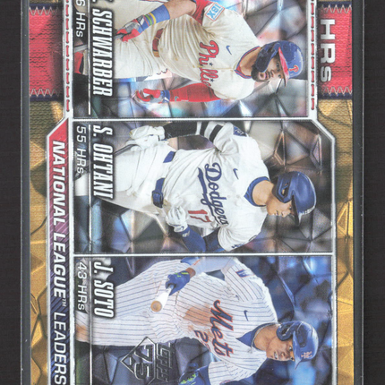 2026 Topps Series One Kyle Schwarber Shohei Ohtani Juan Soto #84 Gold Foil 30/50