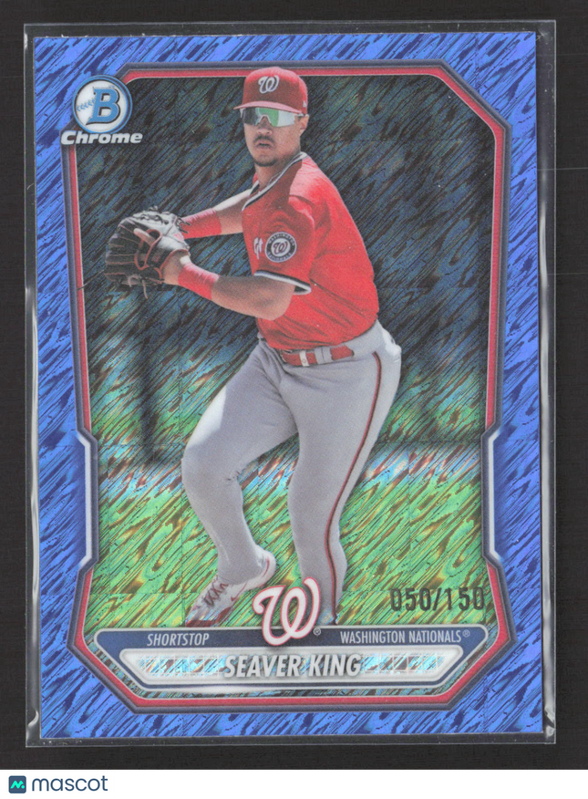 2026 Bowman Chrome Seaver King #BCP-129 Blue Shimmer /150