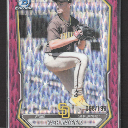 2026 Bowman Chrome Kash Mayfield #BCP-70 Fuschia Wave /199
