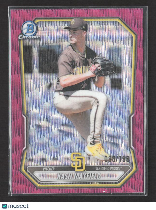 2026 Bowman Chrome Kash Mayfield #BCP-70 Fuschia Wave /199
