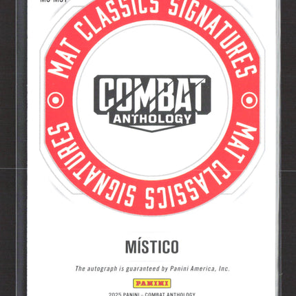 2025 Combat Anthology Mat Classics Signatures Mistico #MC-MST Gold 04/10 Auto