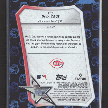 2025 Bowman's Best Best-Tek Elly De La Cruz #BT-26 Refractor /75