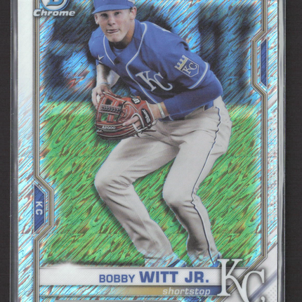 2021 Bowman Chrome Bobby Witt Jr. #BCP-193 Shimmer Refractor