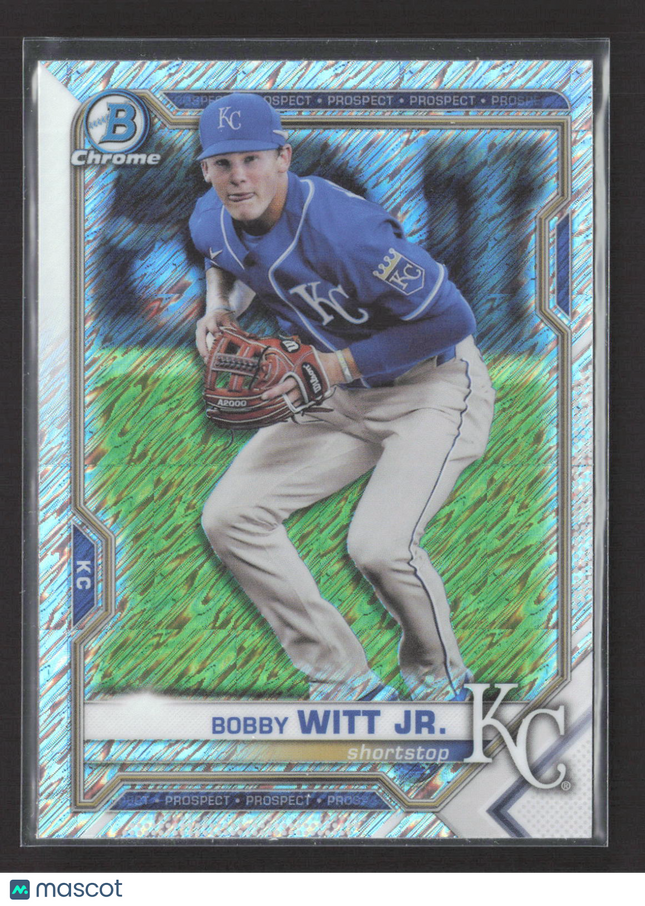 2021 Bowman Chrome Bobby Witt Jr. #BCP-193 Shimmer Refractor