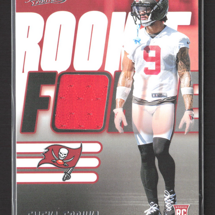 2025 Panini Absolute Football Rookie Force Emeka Egbuka #RF-EEA RC Jersey