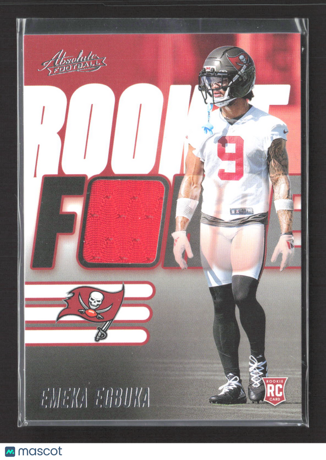 2025 Panini Absolute Football Rookie Force Emeka Egbuka #RF-EEA RC Jersey