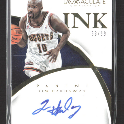 2015 Panini Immaculate Collection Tim Hardaway #67 63/99 Auto