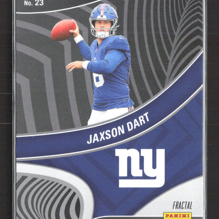 2025 Panini Revolution Football Jaxson Dart #23 Fractal RC