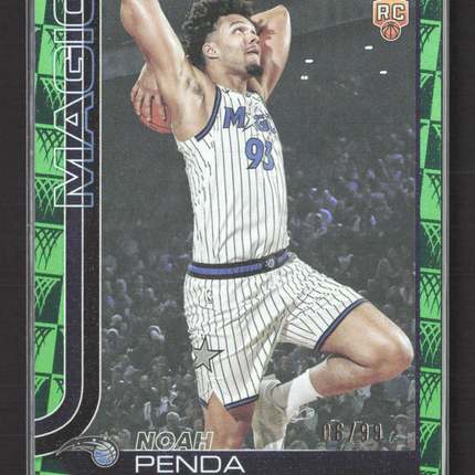 2025 Topps Flagship Noah Penda #232 Green RC 06/99