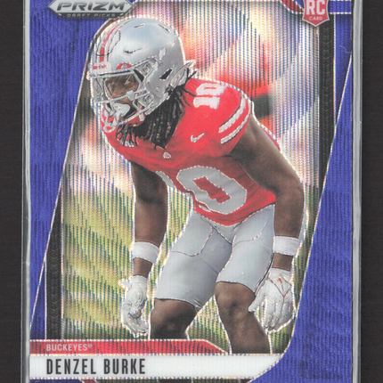 2025 Panini Prizm Draft Picks Denzel Burke #79 Purple Wave RC 059/299