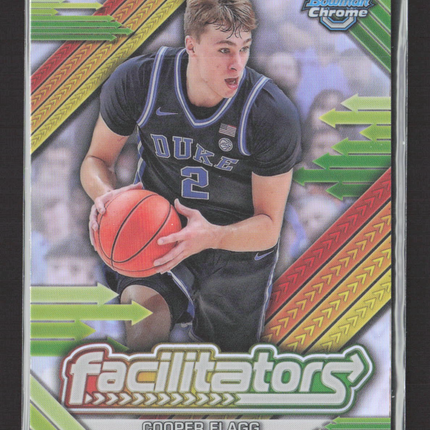 2025 Bowman Chrome University Facilitators Cooper Flagg #F-10 Refractor