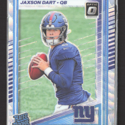 2025 Panini Donruss Optic Jaxson Dart #273 Set Silver Wave /300