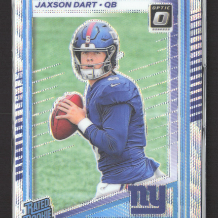 2025 Panini Donruss Optic Prizm Jaxson Dart #273 Set Silver Wave /300