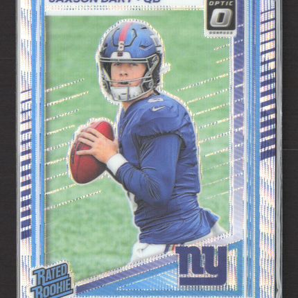 2025 Panini Donruss Optic Football Jaxson Dart #273 Set Silver Wave /300