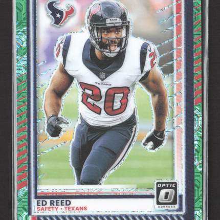 2025 Panini Donruss Optic Prizm Ed Reed #125 Green Dragon 11/24