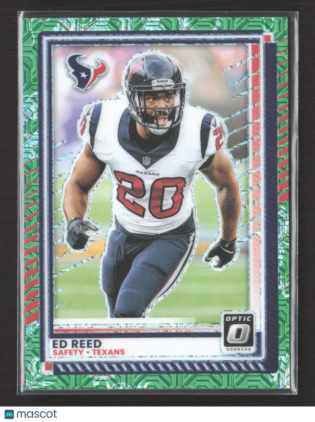 2025 Panini Donruss Optic Prizm Ed Reed #125 Green Dragon 11/24