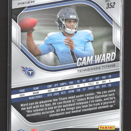 2025 Panini Prizm Cam Ward #352 Lazer RC