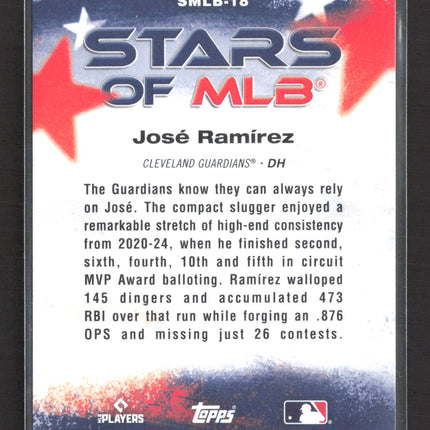 2020 Topps Stars of MLB Jose Ramírez #SMLB-18