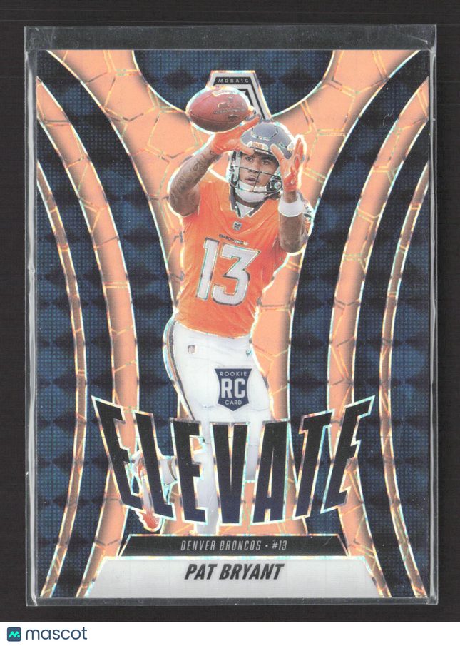 2025 Panini Mosaic Elevate Pat Bryant #4 RC Orange
