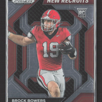 2024 Panini Prizm Draft Picks New Recruits Brock Bowers #NR-BBS RC